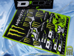 Planche d'autocollants MONSTER ENERGY (50X28cm)