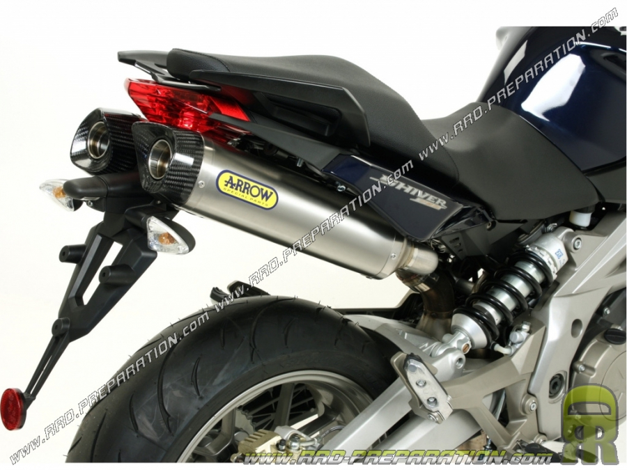 Par de silenciadores de escape ARROW STREET THUNDER para APRILIA SHIVER de 2008 a 2014