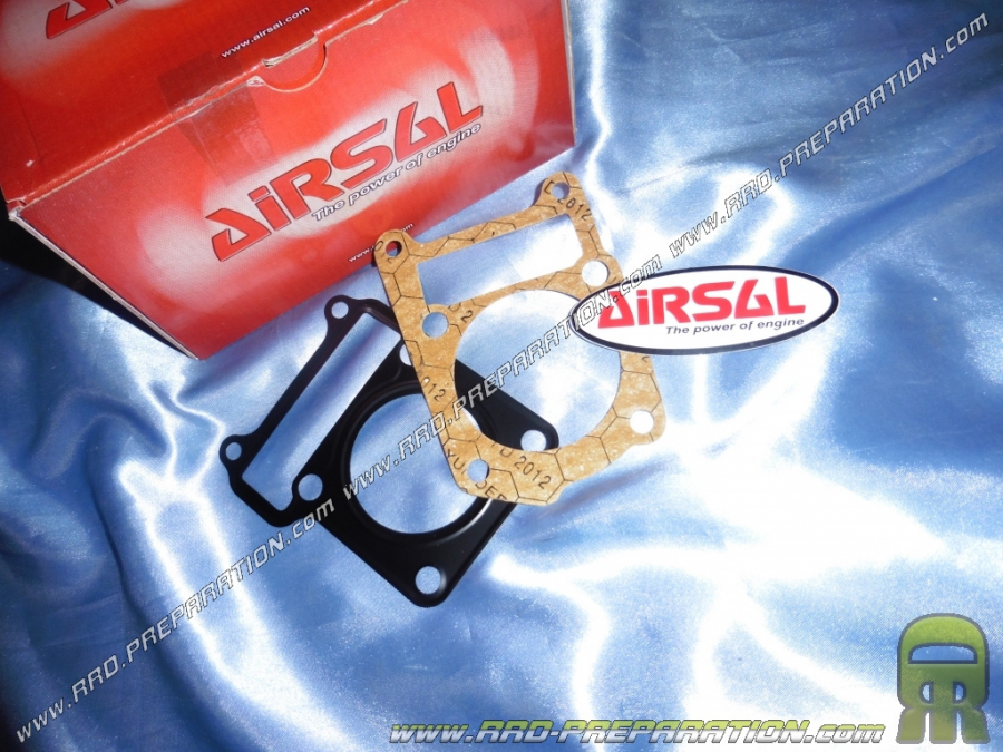 Pack joint complet AIRSAL pour kit 125cc AIRSAL pour moto YAMAHA YBR, XT R, XT X, RIEJU MRT, TANGO, RS2, DERBI SENDA 125cc