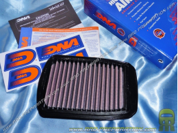 Air filter DNA RACING for original air box on motorbike YAMAHA MT, WR and YZF 125 4T