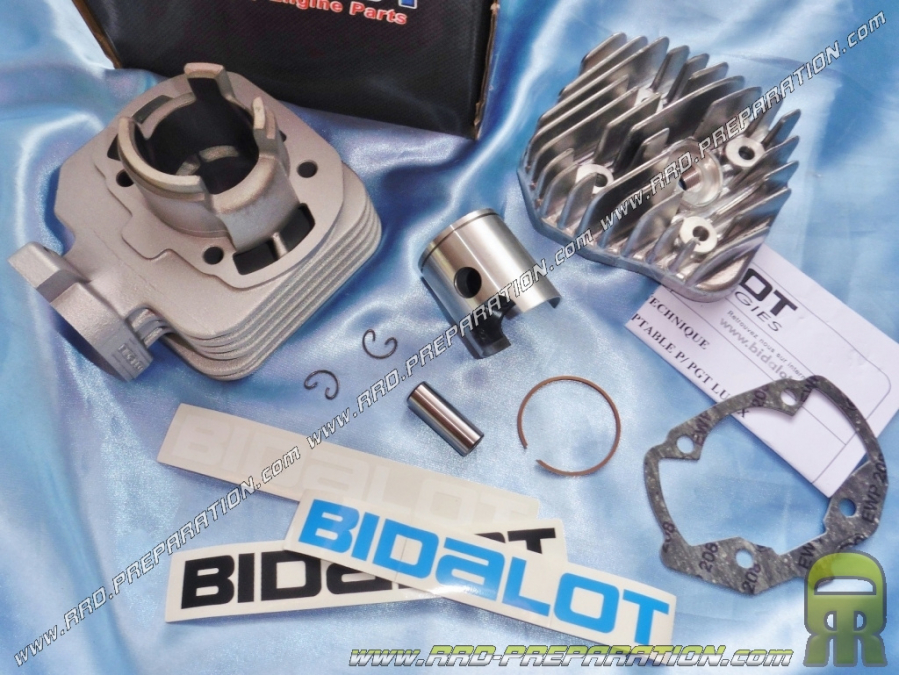 Kit 50cc Ø40mm aluminium BIDALOT pour scooter Peugeot horizontal air  (ludix, speedfight 3, new vivacity,...)