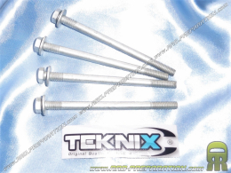 Set of 4 pins + nuts reinforced TEKNIX for scooter PEUGEOT VERTICAL air and liquid
