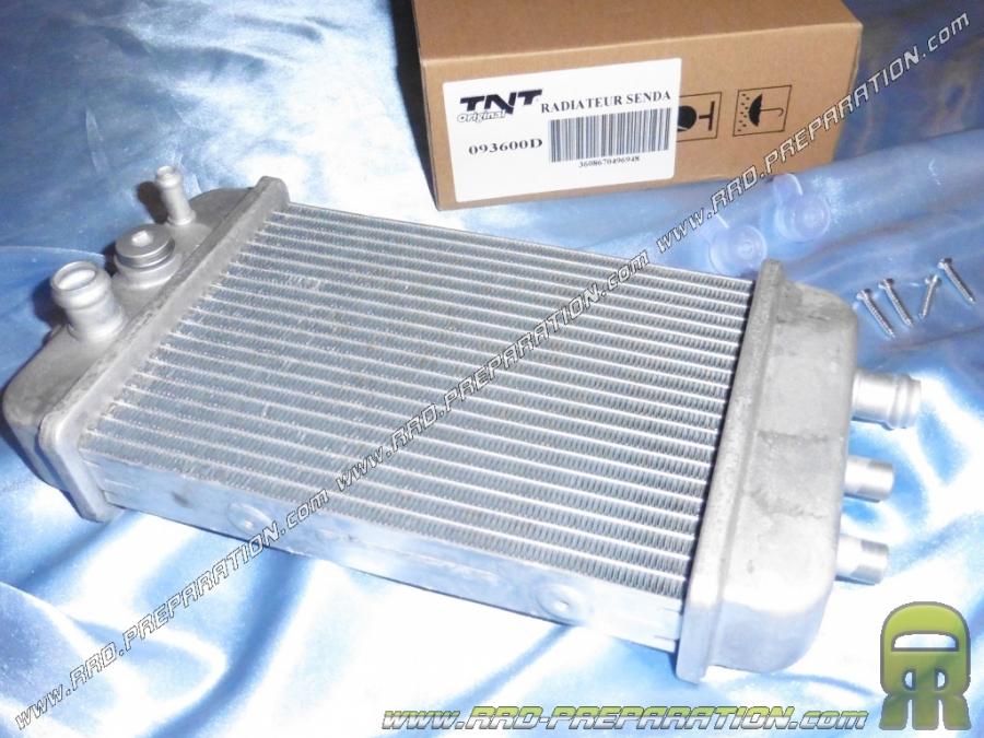 Radiateur de refroidissement alu TNT pour DERBI Senda, proto, scooter, mob, mécaboite...