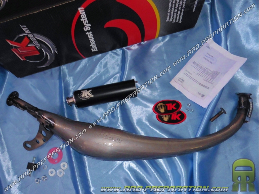 Pot d'échappement TURBOKIT TK HYPER RACING pour DERBI VARIANT START, START 3, START 5 65cc et DS 50