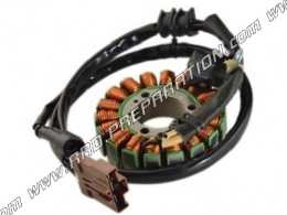 Stator d'allumage TEKNIX ORIGINE pour scooters PIAGGIO, GILERA, PEUGEOT, APRILIA 400 et 500cc (avec capteur)