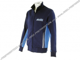 Zipped jacket, sweatshirt POLINI EVO Blue man size to choose