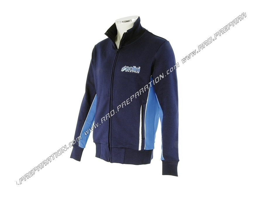 Veste zippée, sweatshirt  POLINI EVO Bleue homme taille aux choix