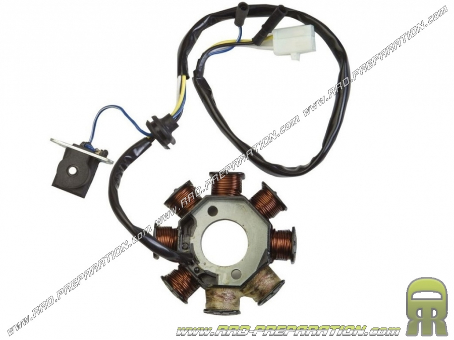 Stator type origine pour allumage de PIAGGIO VESPA PK 50/125 et APE 50 ou 125cc (5 poles)