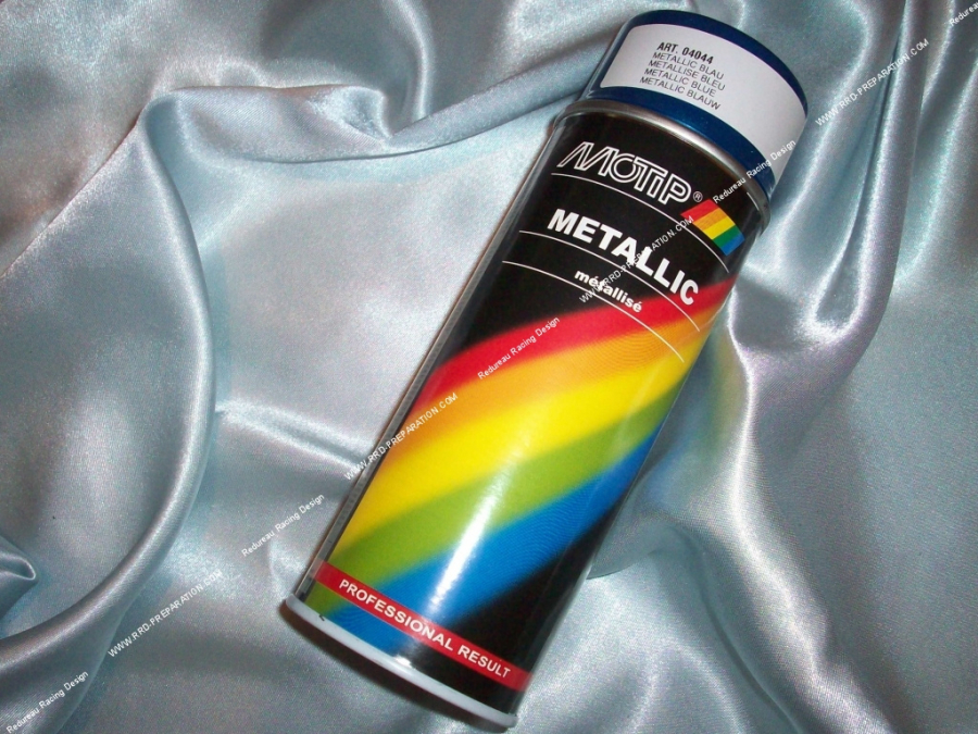 Bombe spray peinture MOTIP couleurs métallisées au choix pour