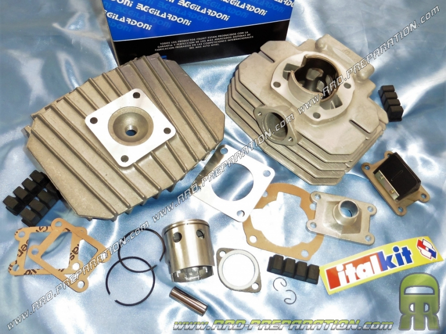 Kit 70cc alto motor Ø47mm ITALKIT aluminio para moto DERBI FENIX, FDS, FDT, SAVA NNAH... 50cc