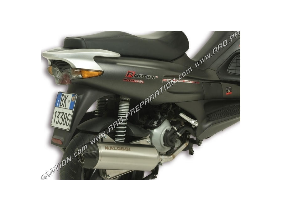 Silencieux RX MALOSSI pour Maxi-Scooter GILERA RUNNER XV 125 et VXR 200 cc ie 4T LC