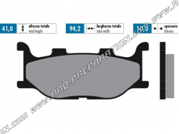 Polini brake pads front / rear for YAMAHA SR 125cc, TZR, BUTCH, XVS, ...