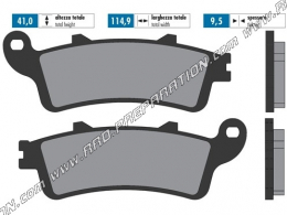 Pastillas de freno delanteras/traseras POLINI para scooter HONDA FORESIGHT, PANTHEON, SILVER WING, PEUGEOT SV 125, 150, 250, 600