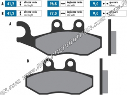 Polini brake pads front / rear Scooter Aprilia, Piaggio, GILERA, VESPA ...