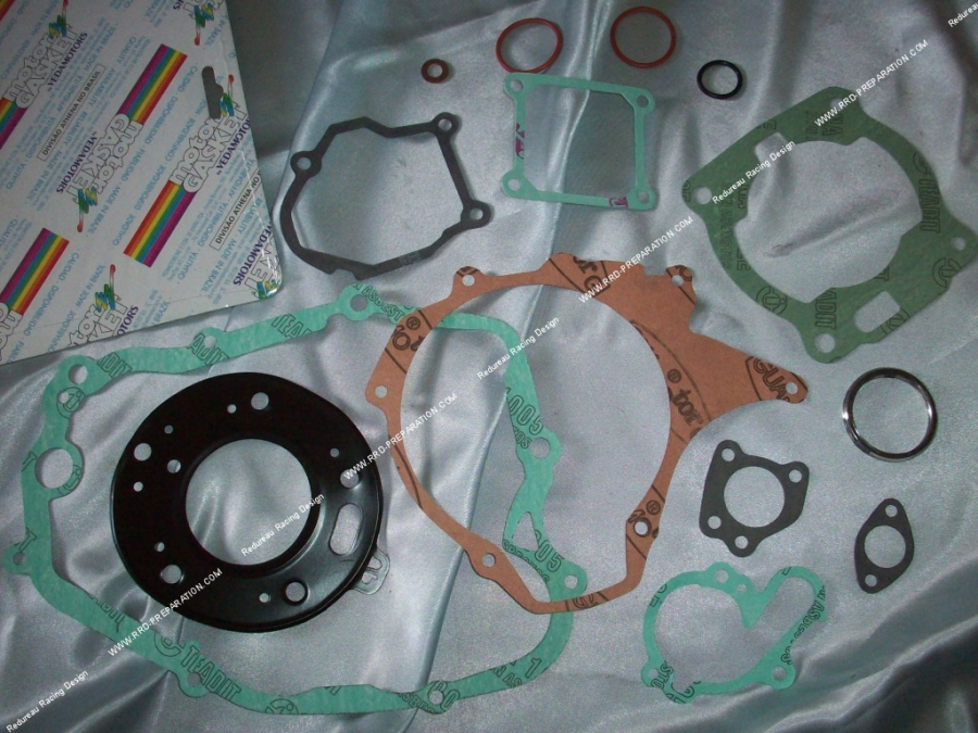 Complete gasket set (14 pieces) ATHENA for MINARELLI 125cc 2-stroke engine YAMAHA DT RE, DT R, TDR from 1988 to 1993