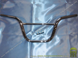Handlebar CGN TUNING (length 610mm, with reinforcement bar) Ø22mm (scooter, mob) MBK 51 chrome