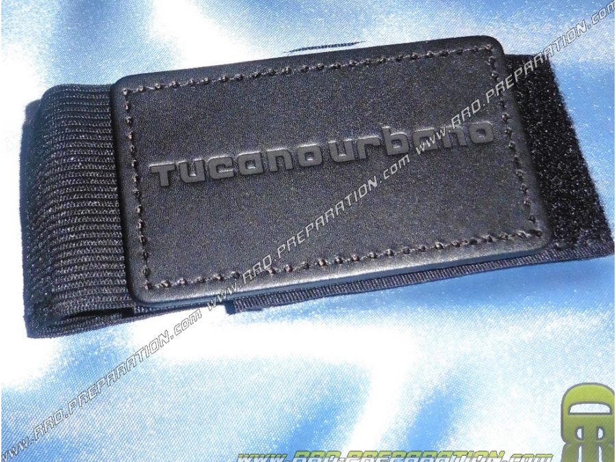 Protège chaussure TUCANO en cuir noir pour votre selecteur de vitesse