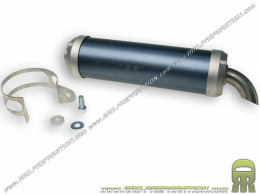 Silencer, cartridge MALOSSI MHR shell Ø70mm cast aluminum / machined / blue anodized