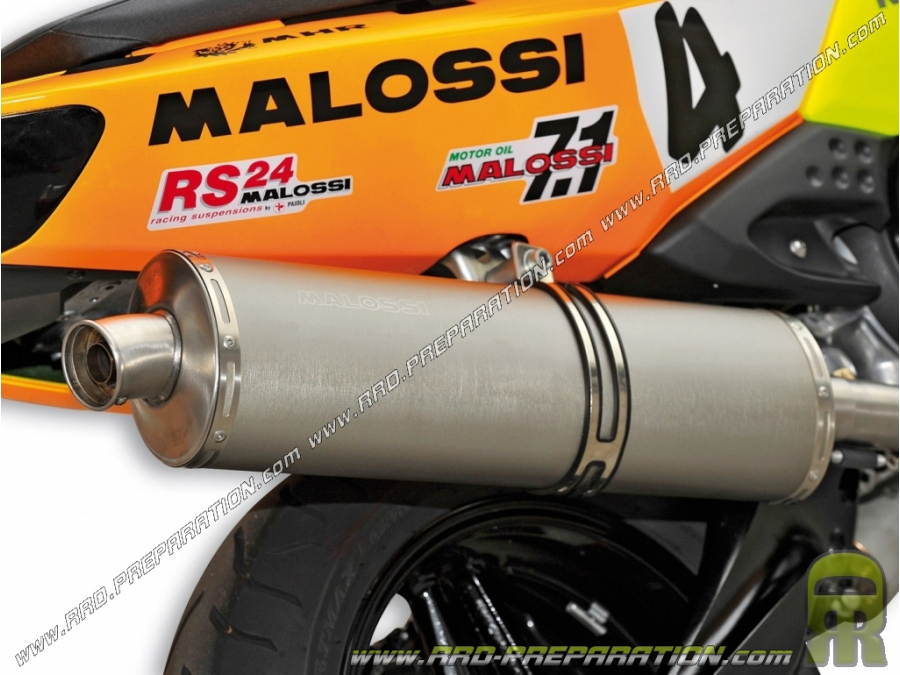 Pot d'échappement MALOSSI WILD LION avec DB KILLER pour Maxi-Scooter YAMAHA T MAX 500cc de 2008 à 2011 