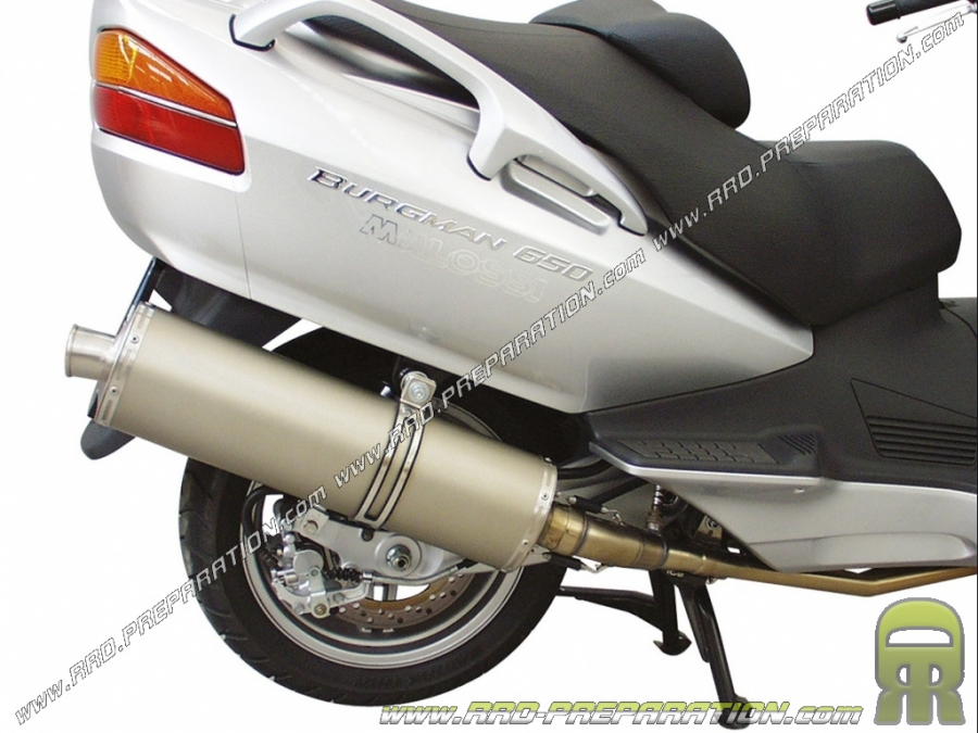 Exhaust MALOSSI WILD LION for Maxi-Scooter SUZUKI BURGMAN 650cc 4T LC