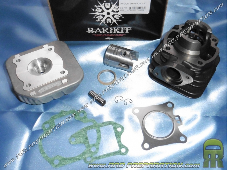 Kit 50cc con BARIKIT hierro fundido Ø39mm scooter KYMCO HEROISM, SNIPER y QUAD MXU, MXER 50cc