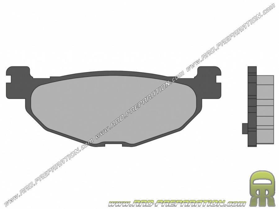 MALOSSI rear brake pads for YAMAHA MAJESTY 400 and T-MAX 500 scooter