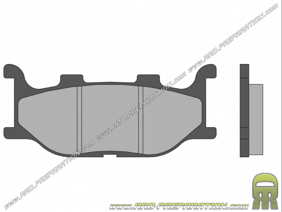 Plaquettes de frein MALOSSI avant pour scooter YAMAHA MAJESTY 400 et T-MAX 500