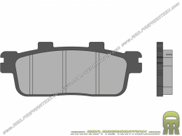 Plaquettes de frein MALOSSI arrière pour scooter MBK CITYLINER, SKYLINER, X-CITY, YAMAHA X MAX, MAJESTY 125, 250