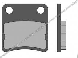 Front MALOSSI brake pads for CAGIVA CITY and HONDA DIO