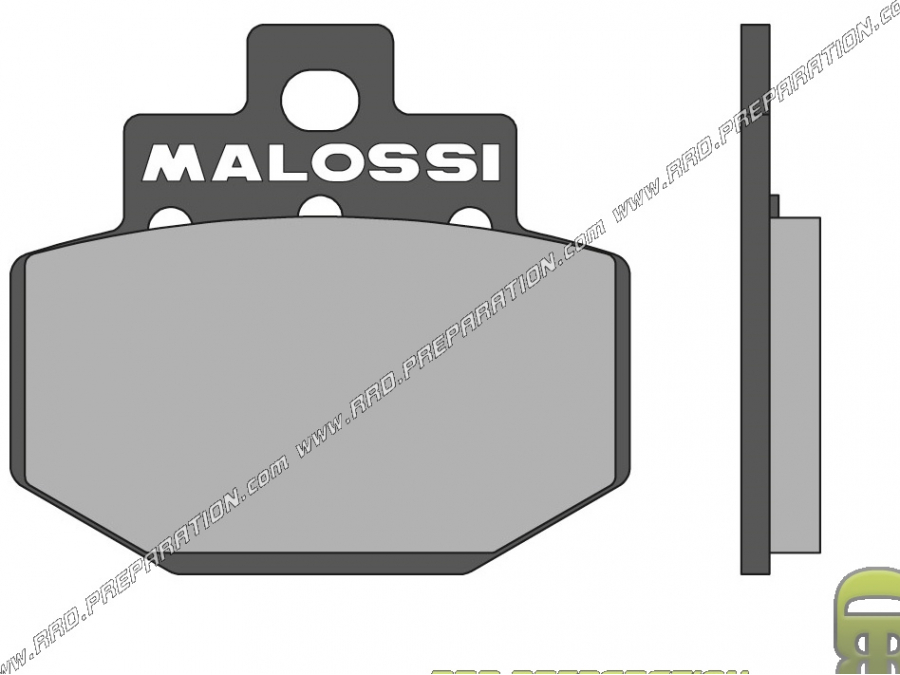 Plaquettes de frein MALOSSI avant /arrière pour scooter DERBI GP1, GILERA DNA, PIAGGIO, VESPA 125, 150, 180, 200, 250...