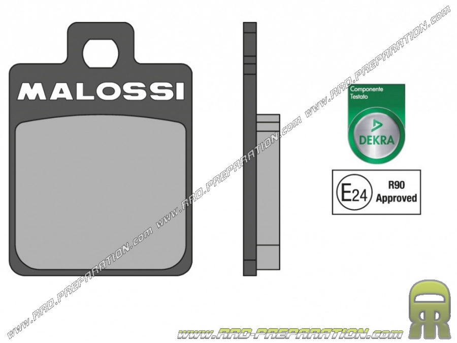 Brake pads MALOSSI front / rear maxi scooter, scooter 50, 125, 150, 200 GILERA , VESPA, PIAGGIO ...