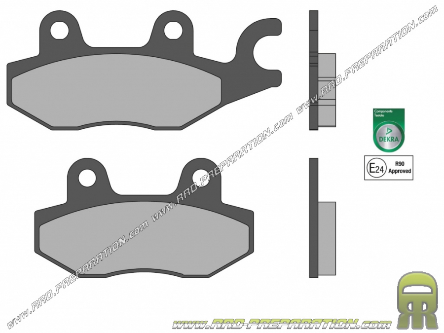 MALOSSI front / rear brake pads for scooter KYMCO AGILITY, DINK, LIKE, SUPER 9, TOP BOY ... 50, 125, 150, 250 ...