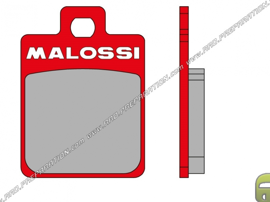 Brake pads MALOSSI MHR front / rear maxi scooter, scooter 50, 125, 150, 200 GILERA , VESPA, PIAGGIO ...