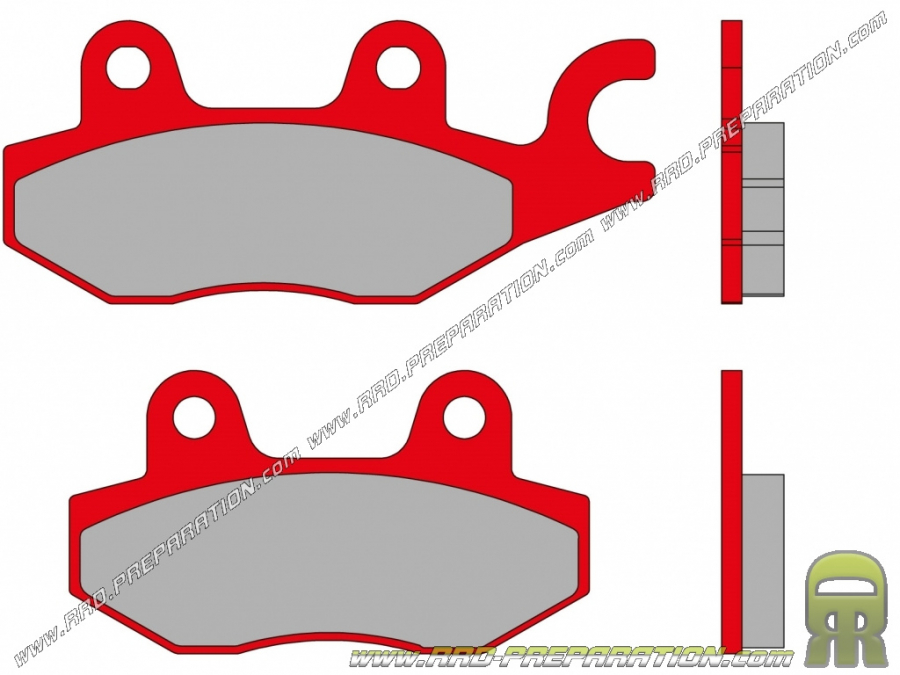 MALOSSI MHR brake pads front / rear for scooter KYMCO AGILITY, DINK, LIKE, SUPER 9, TOP BOY ... 50, 125, 150, 250 ..