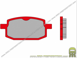 Front brake pads MALOSSI MHR for scooter BOATIAN ECO BIKE, ITALJET BAZZOKA, PEUGEOT V-CLIC, YAMAHA AXIS ...