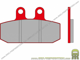 Pastillas de freno MALOSSI MHR delanteras / traseras scooter APRILIA SCARABEO, moto GILERA DAKOTA, MOTORHISPANIA RX...