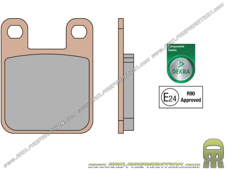 Brake pads MALOSSI MHR DEKRA front / rear for Peugeot Speedfight, Squab, DERBI SENDA ...