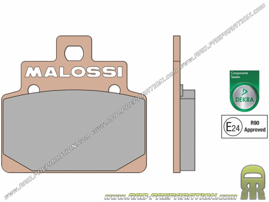 MALOSSI MHR DEKRA pastillas de freno delanteras / traseras para scooter APRILIA HABANA, LEONARDO, MOJITO, SCARABEO, SR 100, 125,