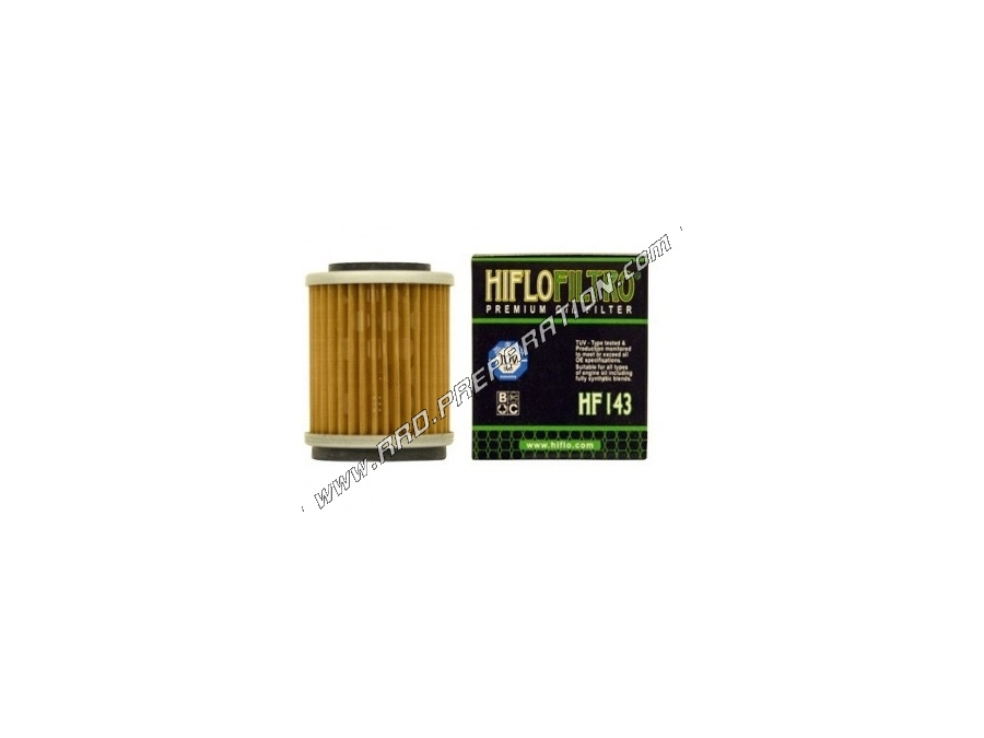 Filtro de aceite HIFLO FILTRO para maxi-scooter YAMAHA CYGNUS, SR, TT, XT, MBK FLAME 125cc, 250cc, 350cc, 600cc...