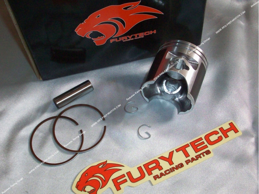 Piston bi-segment FURYTECH Ø50mm pour kit fonte TOOBIG sur moteur MINARELLI am6