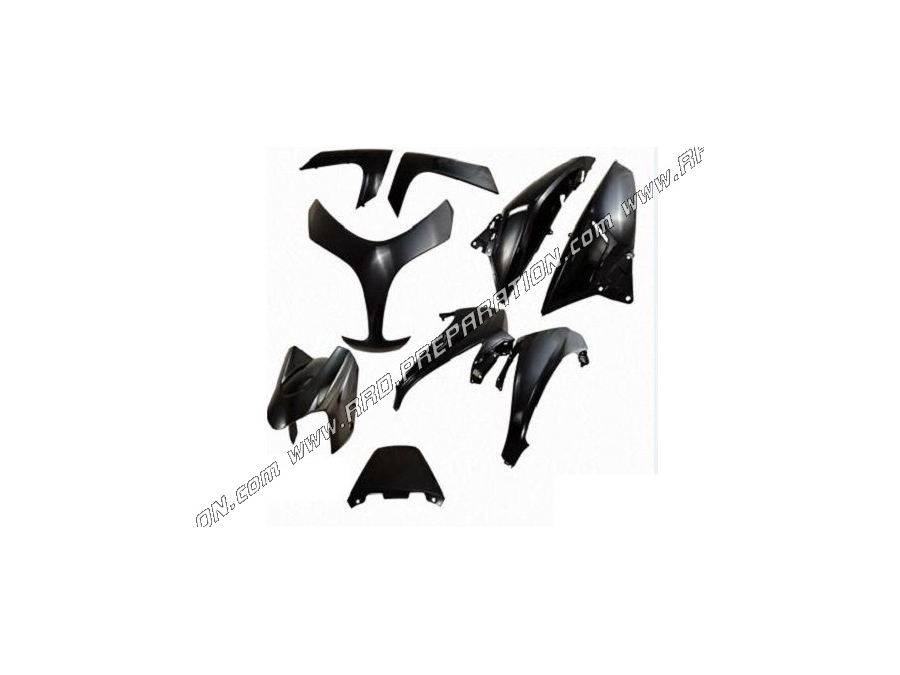 Kit de carenado / protección <span translate="no">TUN'R</span> de 9 piezas para maxi-scooter YAMAHA T-MAX 500cc de 2008 a 2011