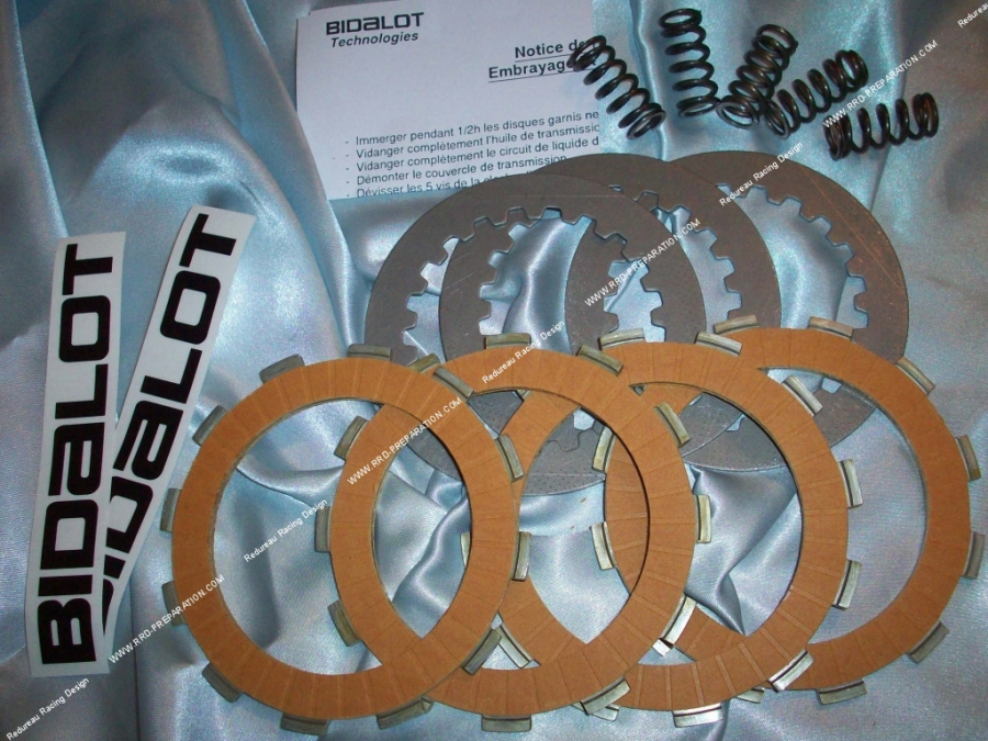 Complete clutch BIDALOT competition for mécaboite engine DERBI euro 1, 2 & 3