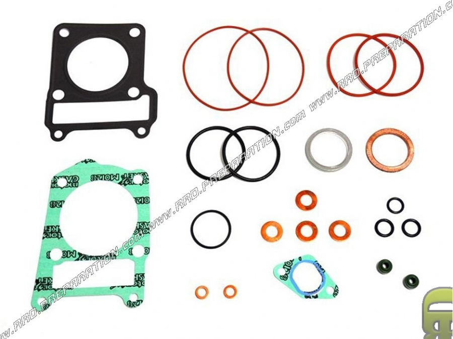 Pack joint pour haut moteur d'origine ATHENA pour moteur YAMAHA YBR, XT R, XT X, RIEJU MRT, TANGO, RS2, DERBI SENDA 125cc