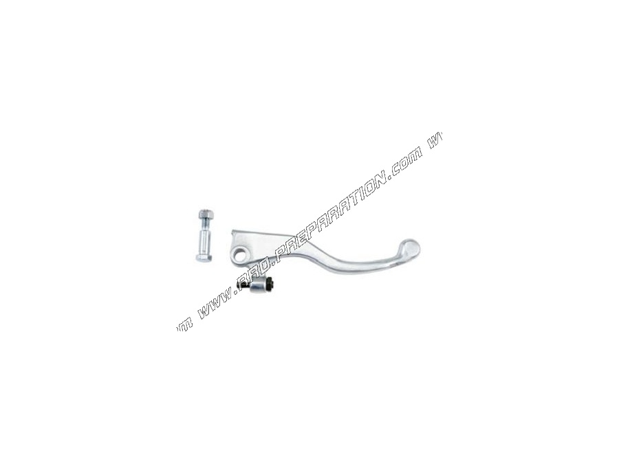 Front brake lever TEKNIX chrome mécaboite DERBI SENDA DRD PRO from 2011, RIEJU MRT, SHE RC O (axle)