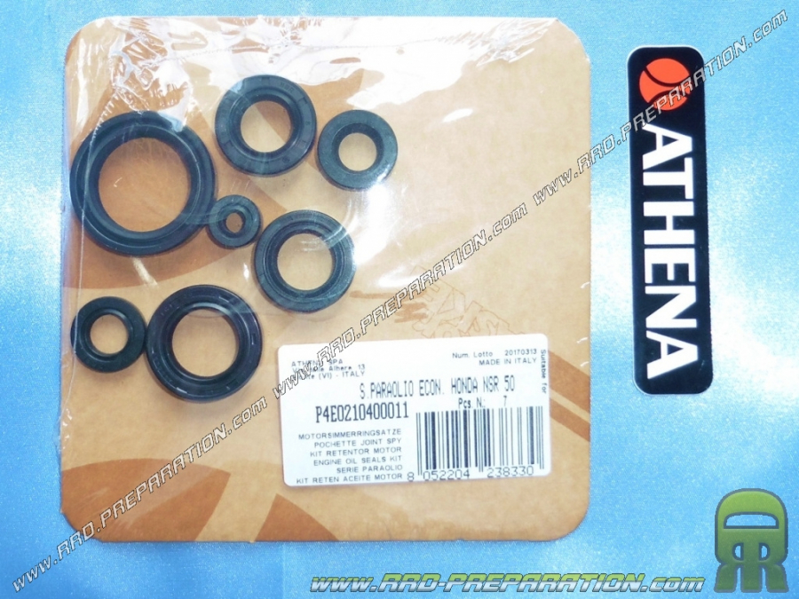 Game of oil seal (spi) complete ATHENA for HONDA MTX, SH, NSR LC (liquid cooling) 50cc
