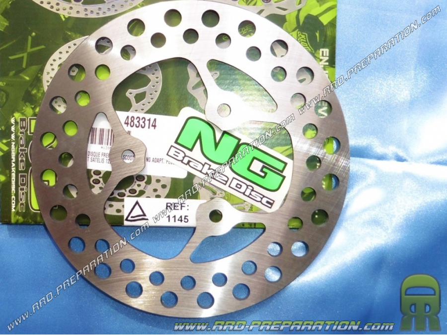 Rear brake disc NG Ø210mm for scooter PEUGEOT SATELIS, GEOPOLIS 125cc ...