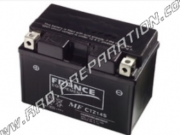 Batterie haute performance FRANCE EQUIPEMENT CTZ14S 12v 11,2Ah pour moto, mécaboite, scooters...