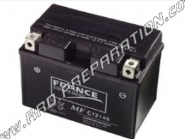 High performance battery FRANCE EQUIPEMENT CTZ14S 12v 11.2Ah for motorcycles, mécaboite, scooters...