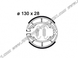 Jaws of front or rear brake Ø130mm with thickness 28mm AP RACING motorcycle, scooter, ATV HYOSUNG AQUILA, SUZUKI, TS, CD ...