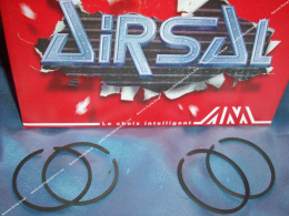 Set of 2 segments Ø40mm by 1.5mm for kit 50cc AIRSAL T3 air Original type on Peugeot 103